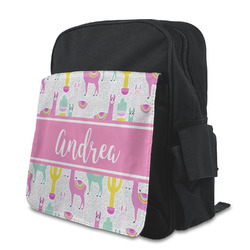 Llamas Preschool Backpack (Personalized)