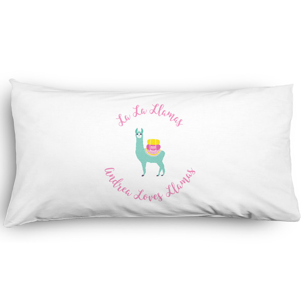 Custom Llamas Pillow Case - King - Graphic (Personalized)