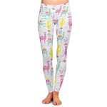 Llamas Ladies Leggings - Extra Small (Personalized)