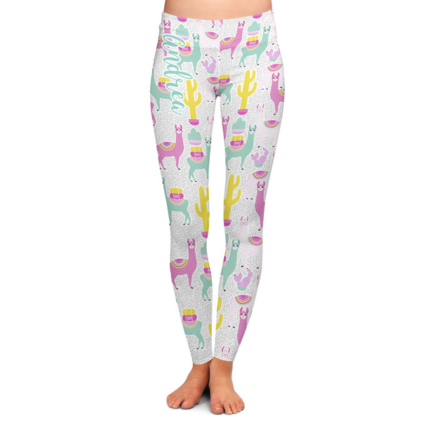 Custom Llamas Ladies Leggings - Extra Small (Personalized)