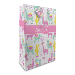 Llamas Large Gift Bag (Personalized)