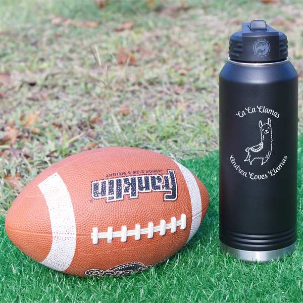 Llamas Laser Engraved Water Bottles - In Context