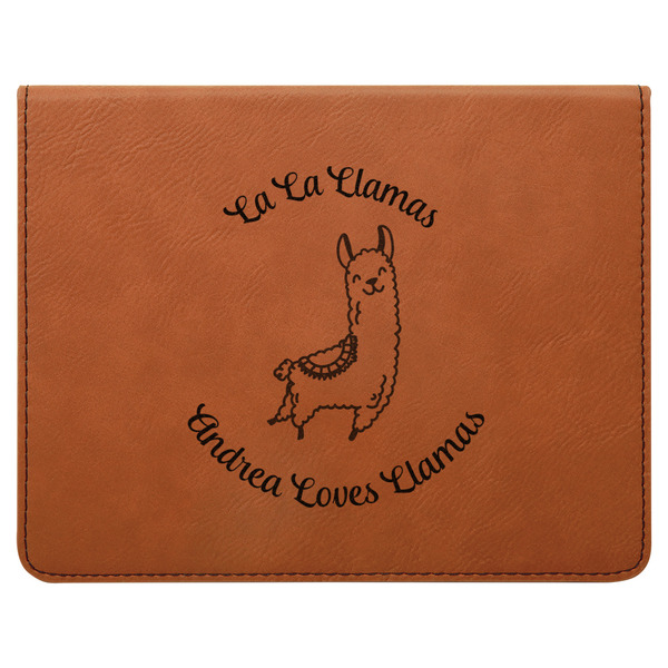 Llamas Leatherette 4-Piece Wine Tool Set Flat