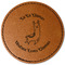 Llamas Leatherette Patches - Round