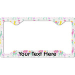 Llamas License Plate Frame - Style C (Personalized)