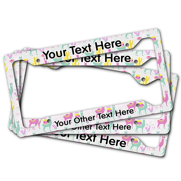 Llamas License Plate Frames - (PARENT MAIN)