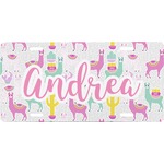 Llamas Front License Plate (Personalized)