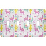 Llamas Light Switch Cover (4 Toggle Plate)