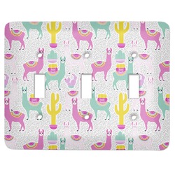 Llamas Light Switch Cover (3 Toggle Plate)
