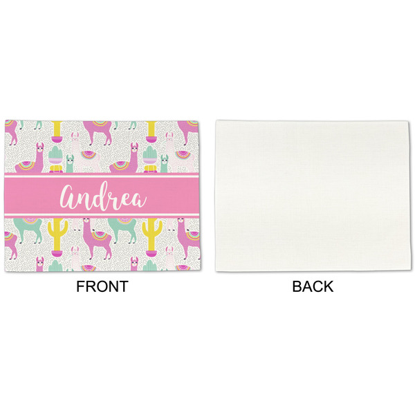 Llamas Linen Placemat - APPROVAL Single (single sided)