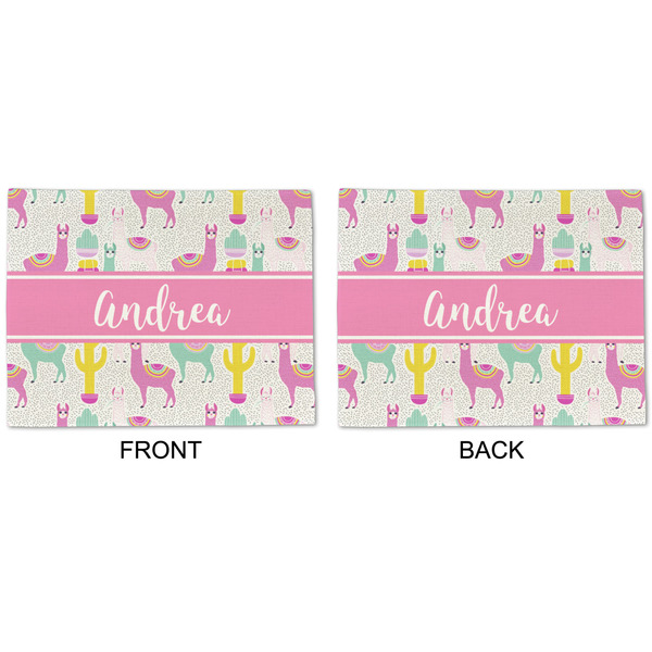 Llamas Linen Placemat - APPROVAL (double sided)