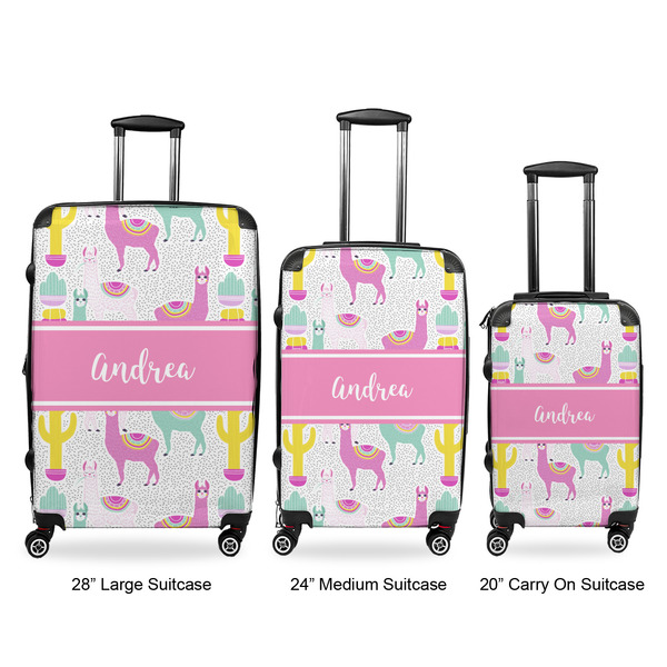 Llamas Luggage Bags all sizes - With Handle