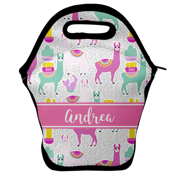 Custom Llamas Lunch Bag w/ Name or Text