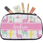 Llamas Makeup / Cosmetic Bag - Medium (Personalized)
