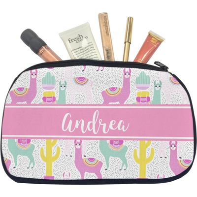 Llamas Makeup / Cosmetic Bag - Medium (Personalized)