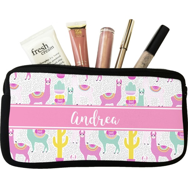 Custom Llamas Makeup / Cosmetic Bag (Personalized)