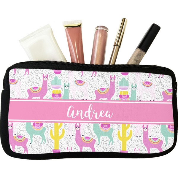 Custom Llamas Makeup / Cosmetic Bag (Personalized)