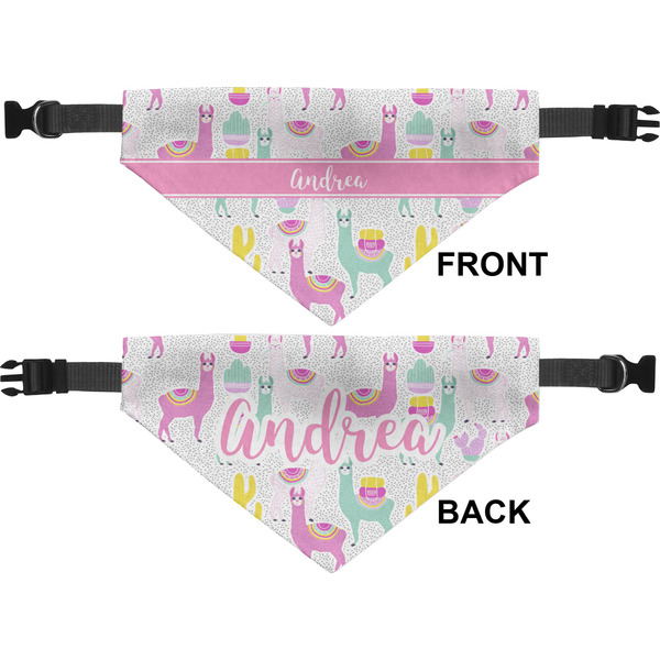 Llamas Medium Dog Bandana Approval