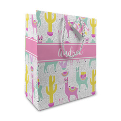 Llamas Medium Gift Bag (Personalized)