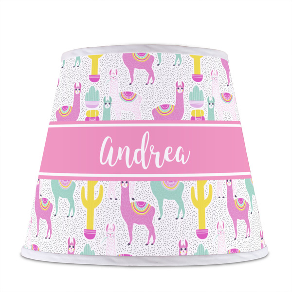 Llamas Poly Film Empire Lampshade - Front View