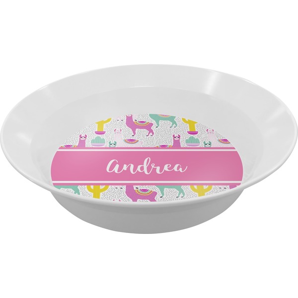 Custom Llamas Melamine Bowl - 12 oz (Personalized)