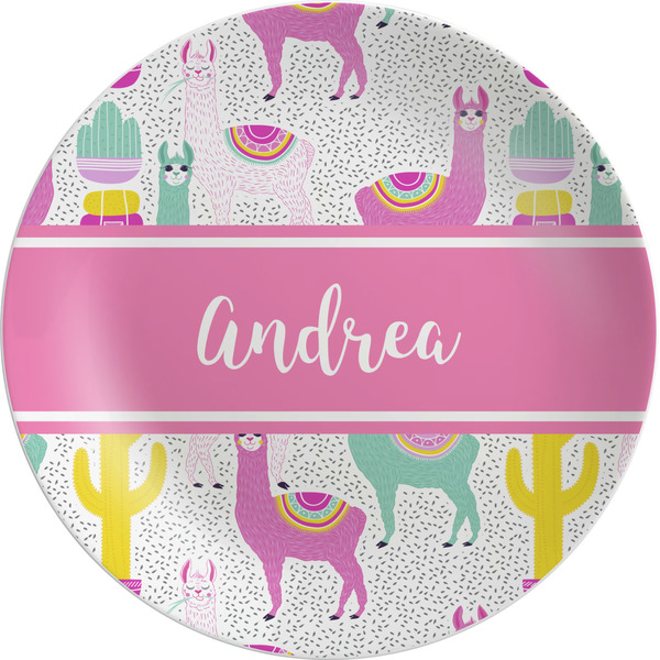 Custom Llamas Melamine Plate (Personalized)