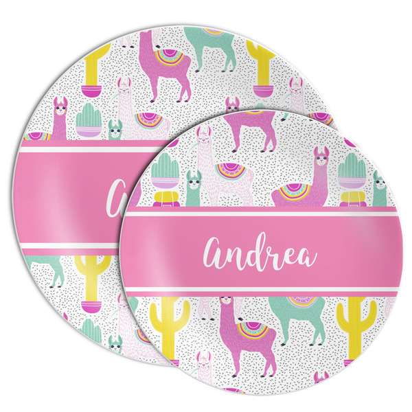 Llamas Melamine Plates - PARENT/MAIN