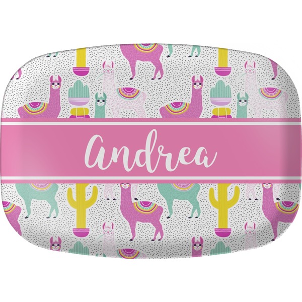 Custom Llamas Melamine Platter (Personalized)