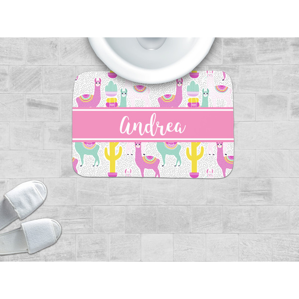 Llamas Memory Foam Bath Mat - LIFESTYLE