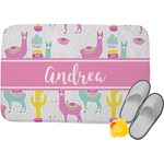 Llamas Memory Foam Bath Mat - 24"x17" (Personalized)