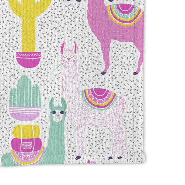 Llamas Microfiber Dish Rag - DETAIL