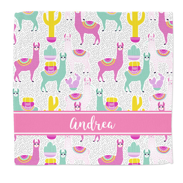 Custom Llamas Microfiber Dish Rag (Personalized)