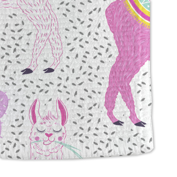 Llamas Microfiber Dish Towel - DETAIL