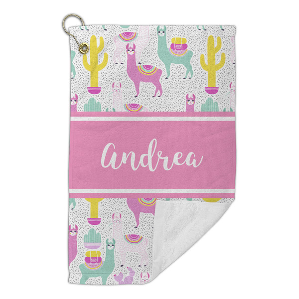 Llamas Microfiber Golf Towels Small - FRONT FOLDED