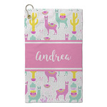 Llamas Microfiber Golf Towel - Small (Personalized)