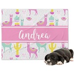 Llamas Dog Blanket - Regular (Personalized)
