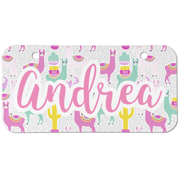 Llamas Mini Bicycle License Plate - Two Holes