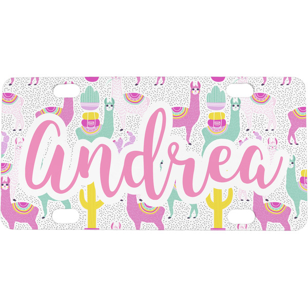 Custom Llamas Mini/Bicycle License Plate (Personalized)