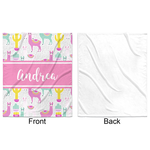 Llamas Minky Blanket - 50"x60" - Single Sided - Front & Back