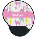 Llamas Mouse Pad with Wrist Support
