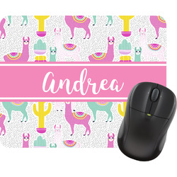 Llamas Rectangular Mouse Pad (Personalized)