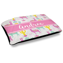 Llamas Outdoor Dog Bed - Large (Personalized)