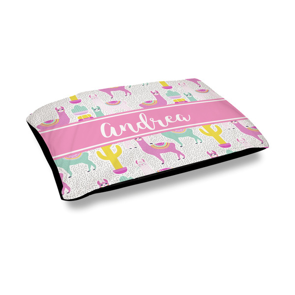 Custom Llamas Outdoor Dog Bed - Medium (Personalized)