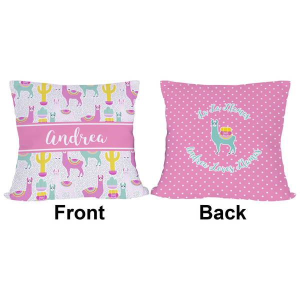 Llamas Outdoor Pillow - 16x16