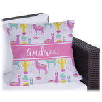 Llamas Outdoor Pillow (Personalized)