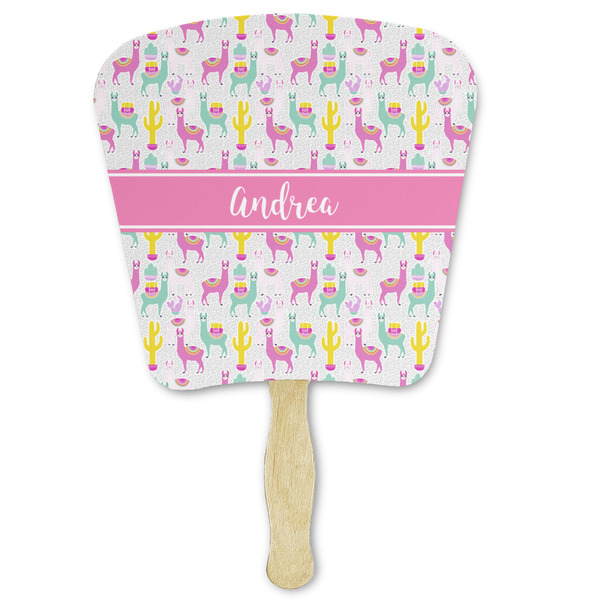 Custom Llamas Paper Fan (Personalized)