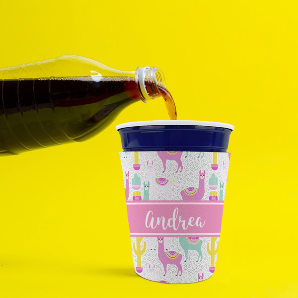 Llamas Party Cup Sleeves - without bottom - Lifestyle