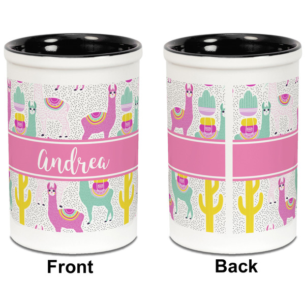Llamas Pencil Holder - Black - approval