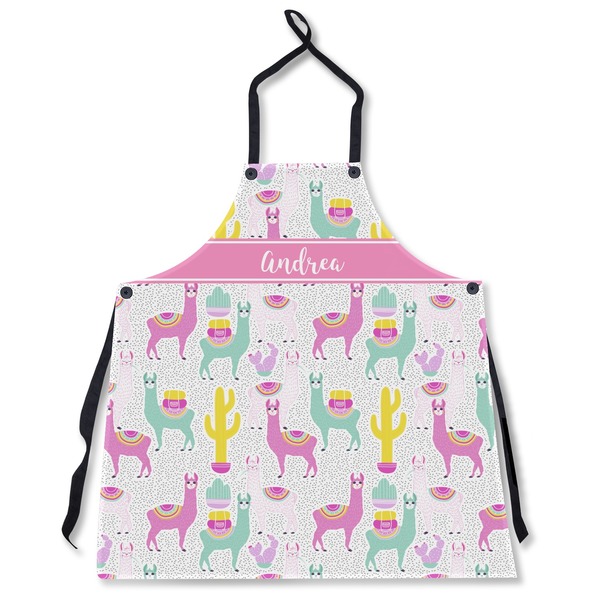 Custom Llamas Apron Without Pockets w/ Name or Text