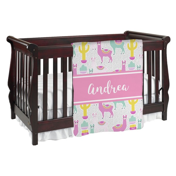 Custom Llamas Baby Blanket (Personalized)